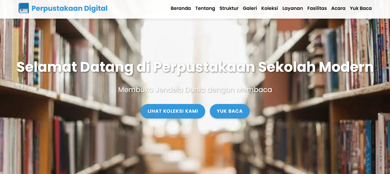 Library Landing Page